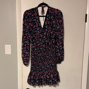 Elegant Long Sleeve Floral Dress